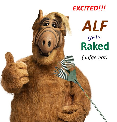 Excited-ALF-gets-raked-aufgeregt